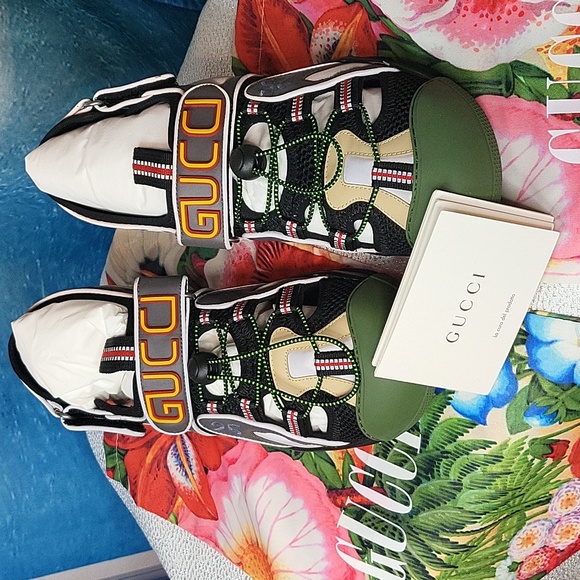 Gucci Tinsel Sport Sandles mens 8, woman's 10 - Picture 1 of 10